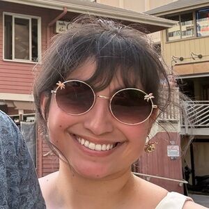 3/$15! 🎈 Gold rimmed Palm tree sunglasses